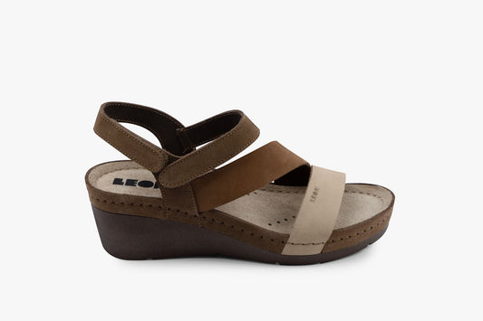 Leather Platform Sandal