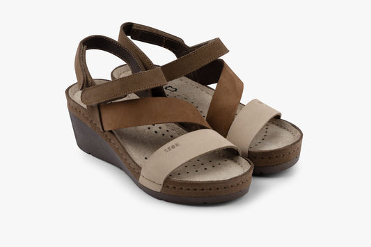 Leather Platform Sandal