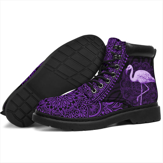 Flamingo Mandala Boots