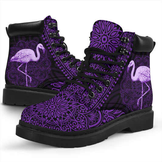 Flamingo Mandala Boots