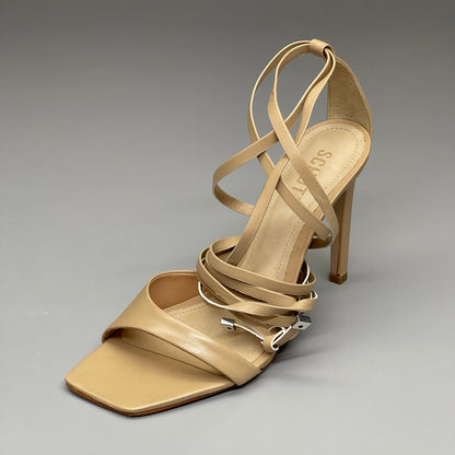 Ankle Tie Women's Leather High Heel