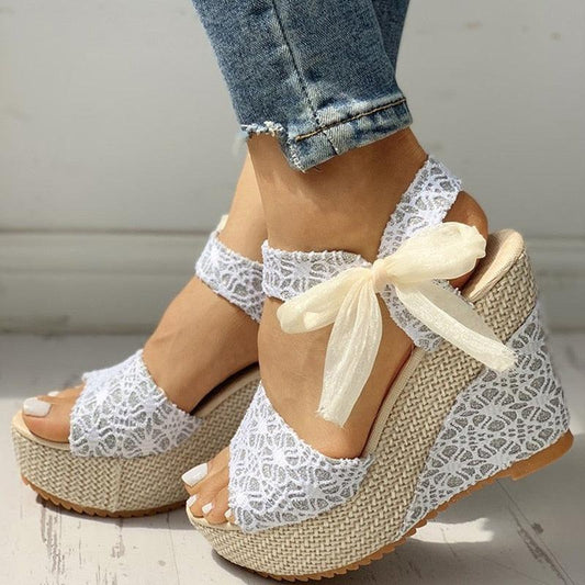 Lace Strap Summer Sandal
